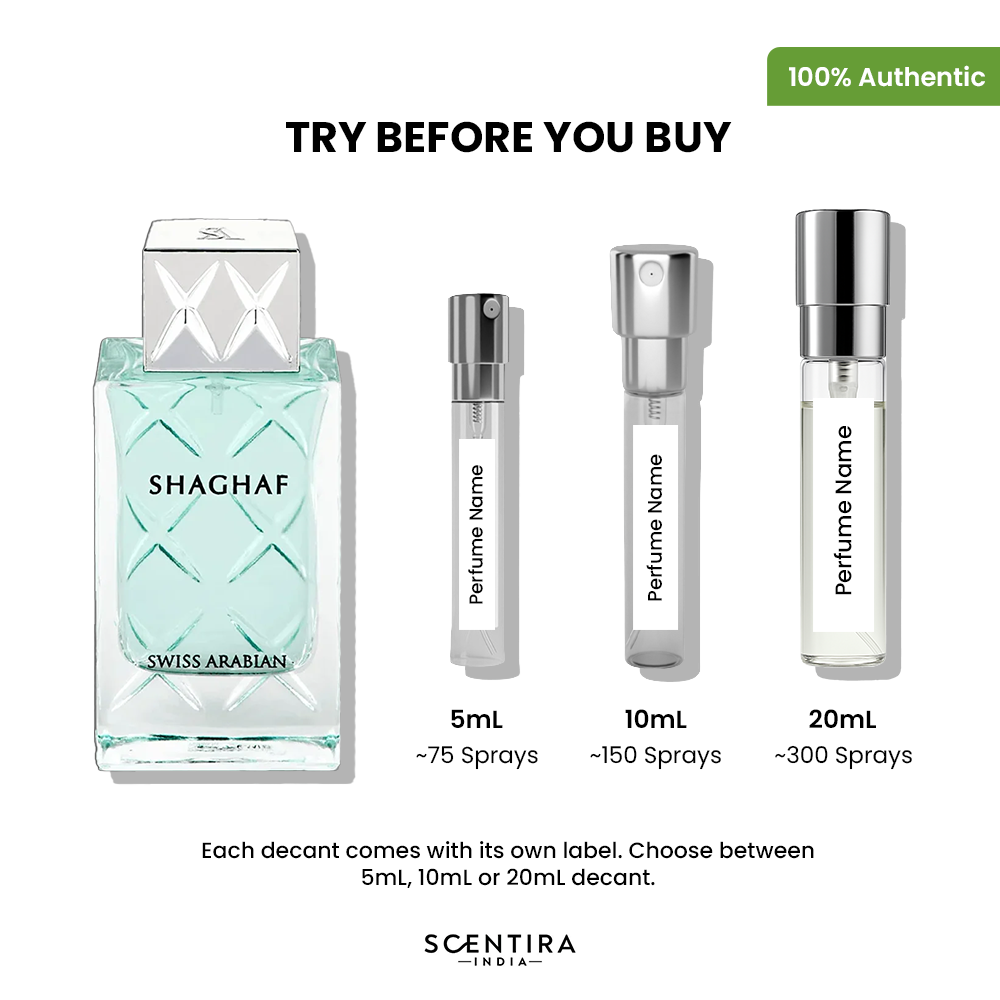 Buy Swiss Arabian Shagaf Man Eau de Parfum Online In India at Scentira