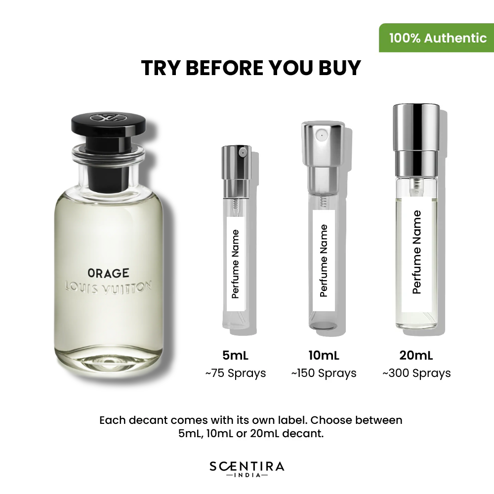 Buy Louis Vuitton Orage Eau de Parfum Online In India at Scentira