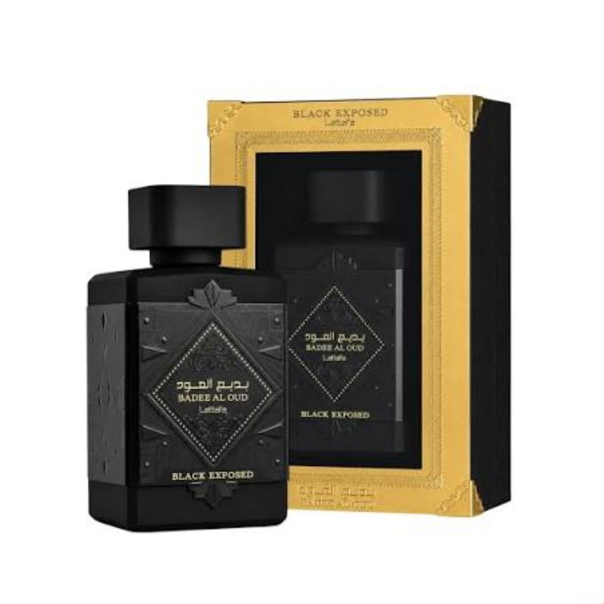 Buy Lattafa Bade'e Al Oud Black Exposed Eau de Parfum Online In India at Scentira at Scentira