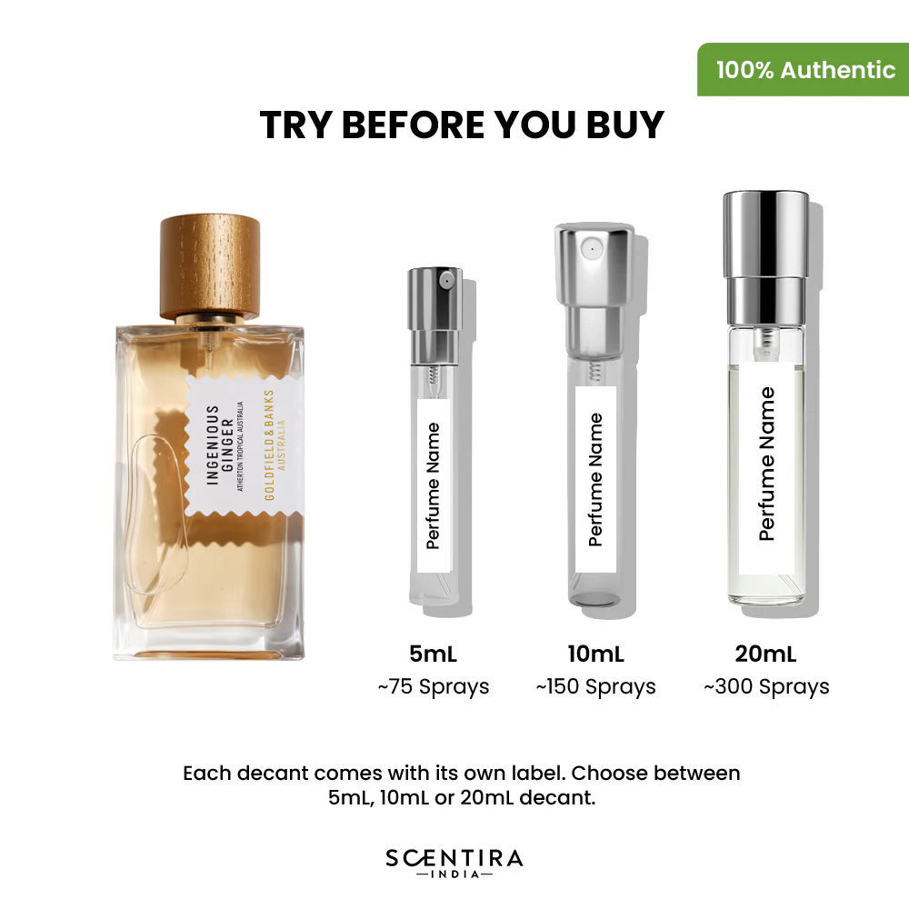 Buy Goldfield & Banks Ingenious Ginger Eau de Parfum Online In India at Scentira