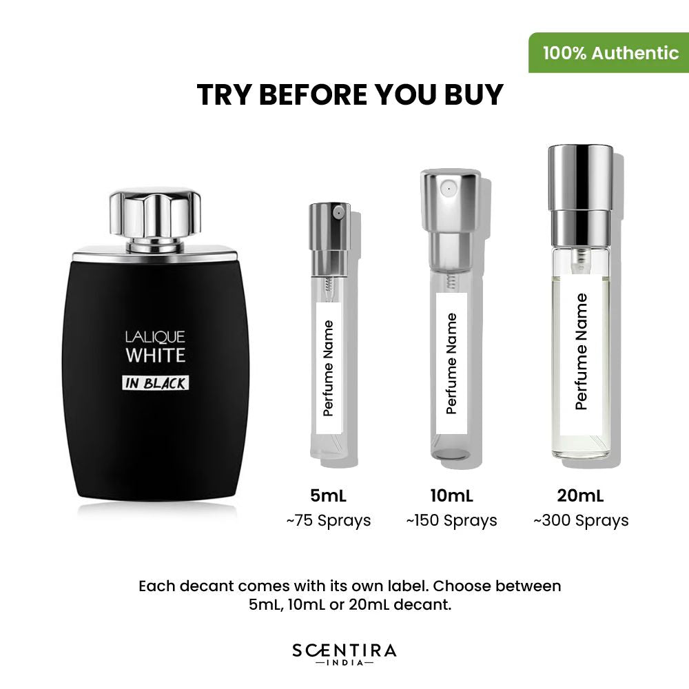 Buy Lalique White in Black Eau de Parfum Online In India at Scentira at Scentira