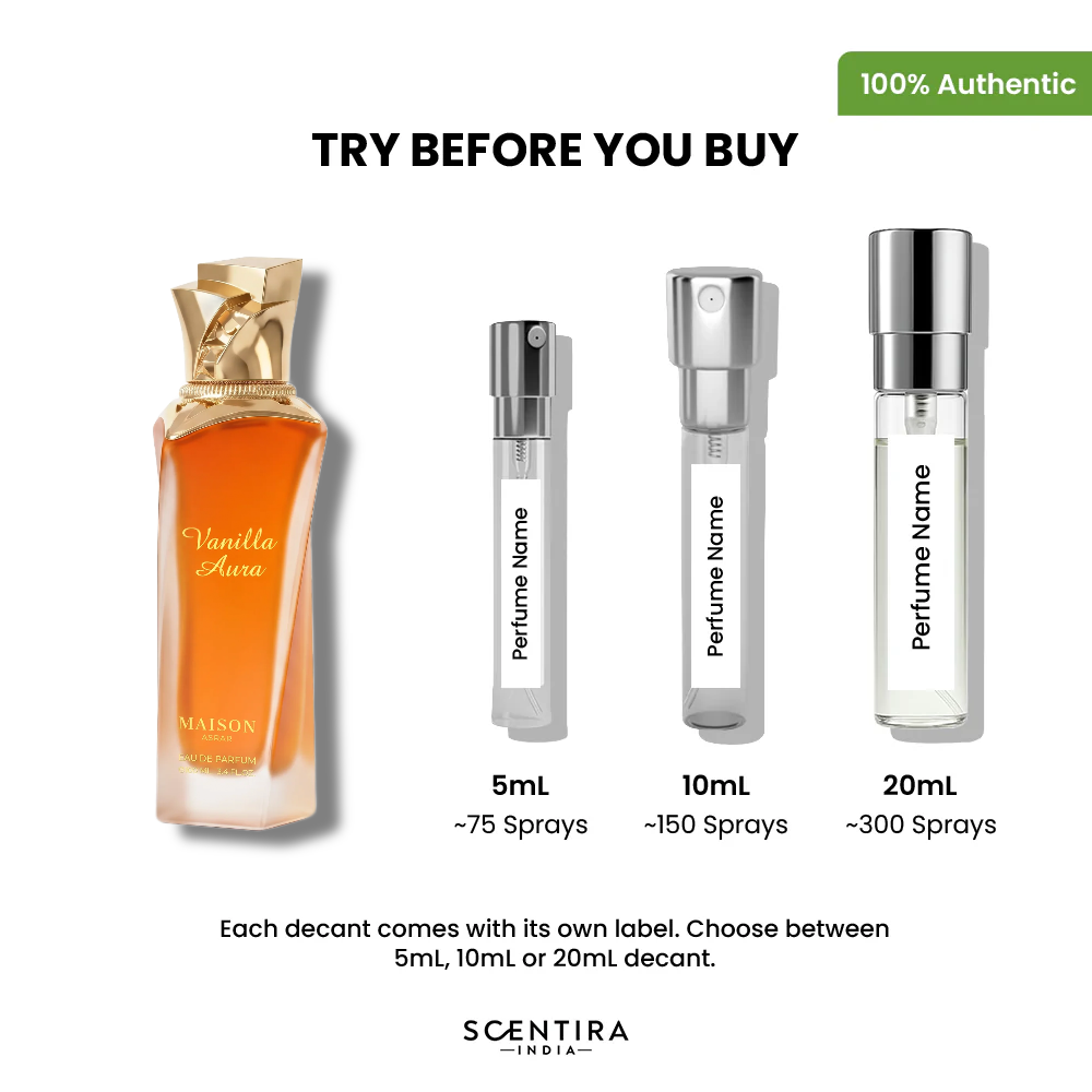 Buy Maison Asrar Vanilla Aura Eau de Parfum Online In India at Scentira at Scentira