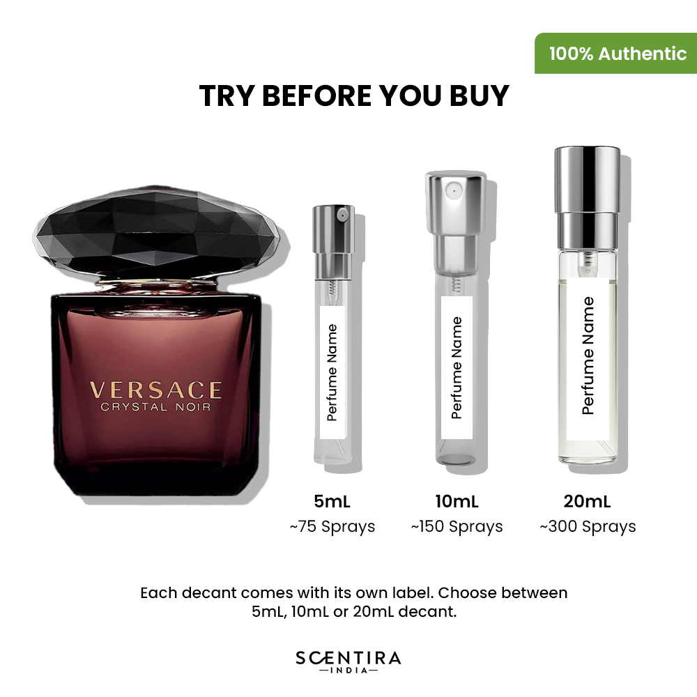 Buy Versace Crystal Noir Eau De Parfum Online In India at Scentira
