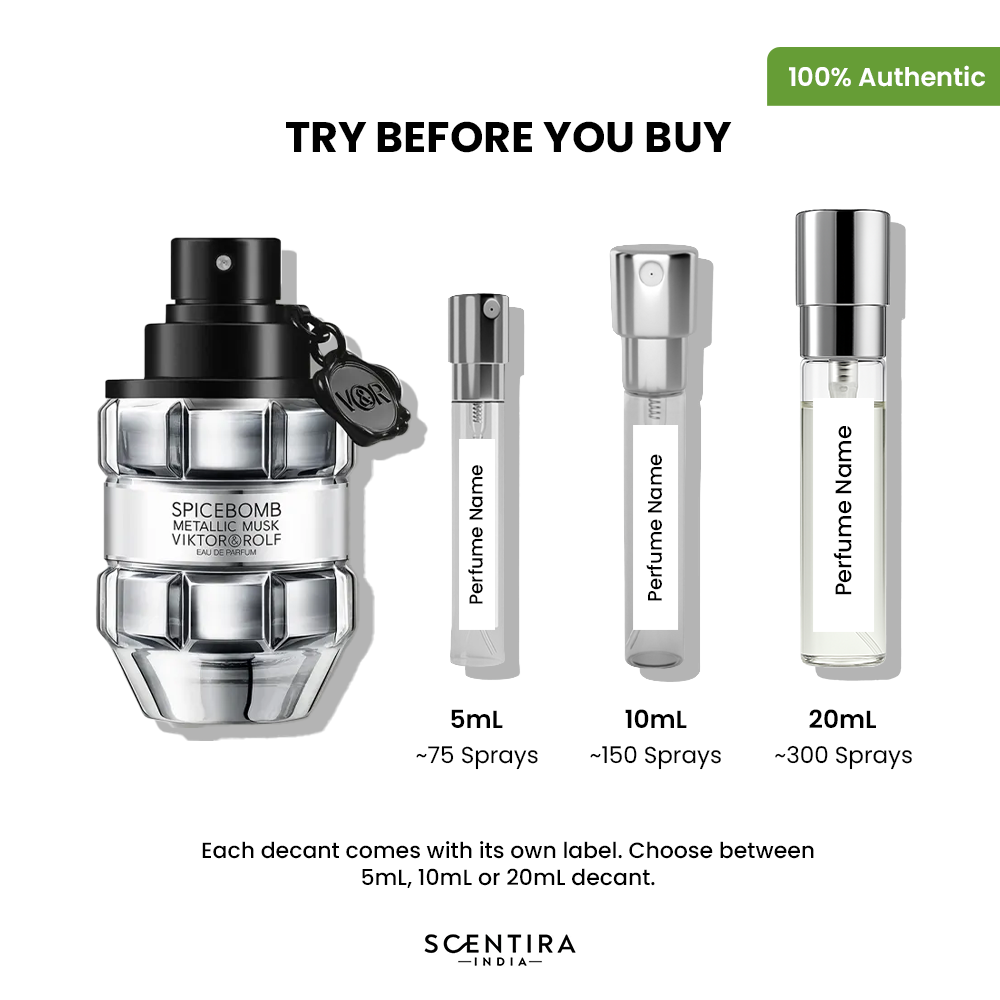 Buy Viktor & Rolf Spicebomb Metallic Musk Eau de Parfum Online In India at Scentira