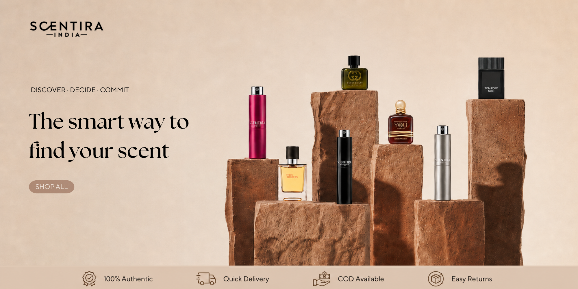 Buy Perfumes Online for men and women In India at Scentira