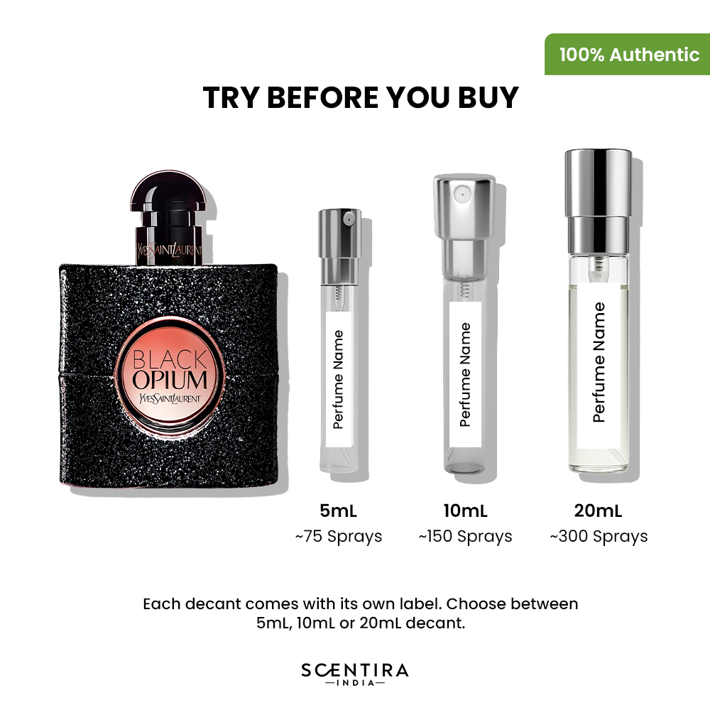 Buy Yves Saint Laurent Black Opium Eau De Parfum Online In India at Scentira