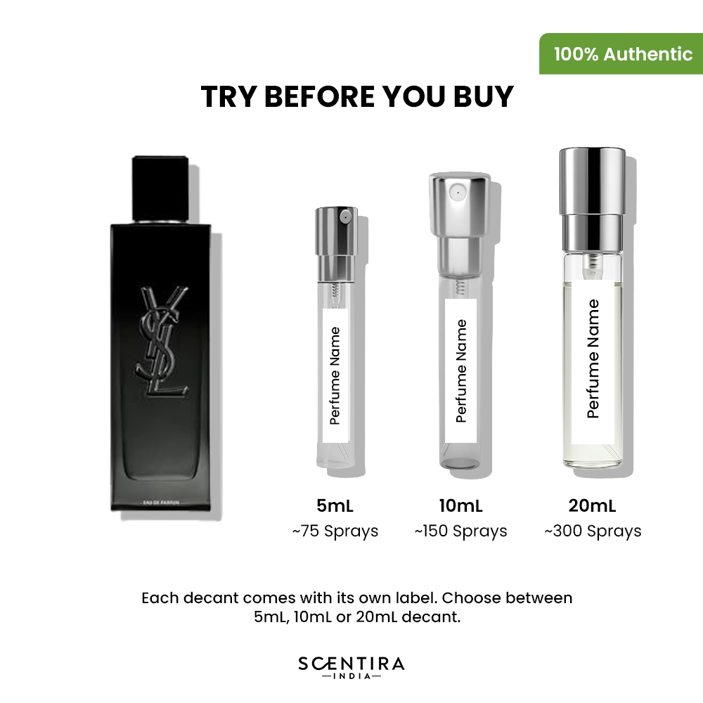 Buy Yves Saint Laurent Myslf Eau De Parfum Online In India at Scentira