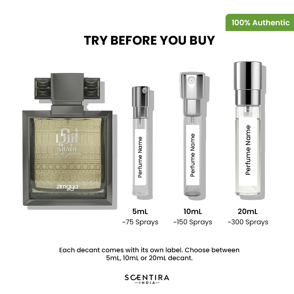 Buy Zimaya Abadi Saga Eau de Parfum Online In India at Scentira