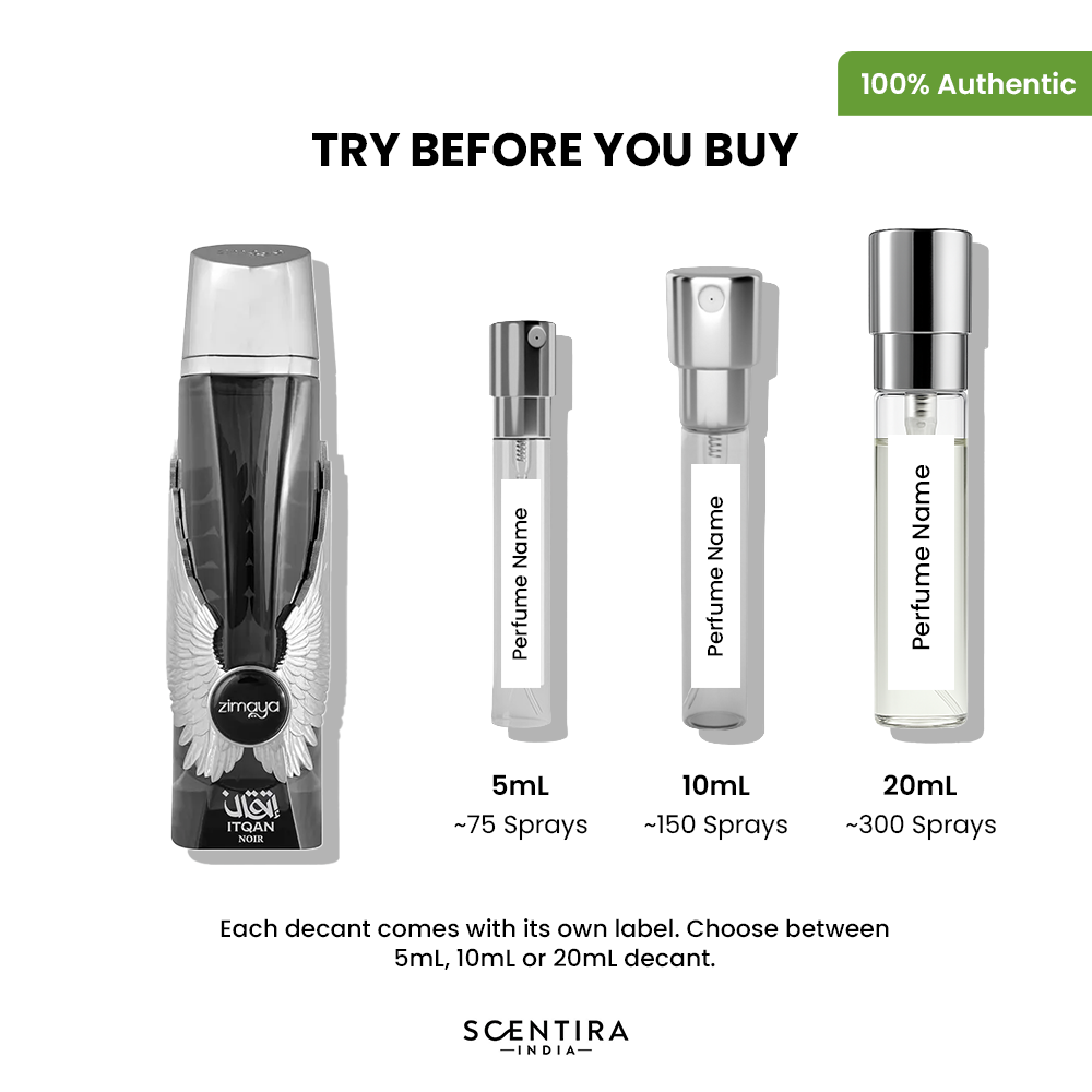 Buy Zimaya Itqan Noir Eau de Parfum Online In India at Scentira