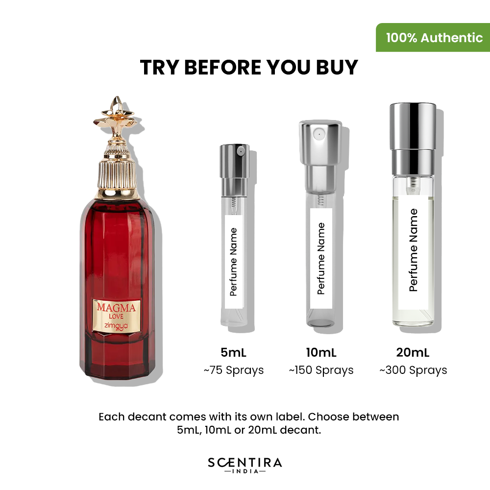 Buy Zimaya Magma Love Eau de Parfum Online In India at Scentira