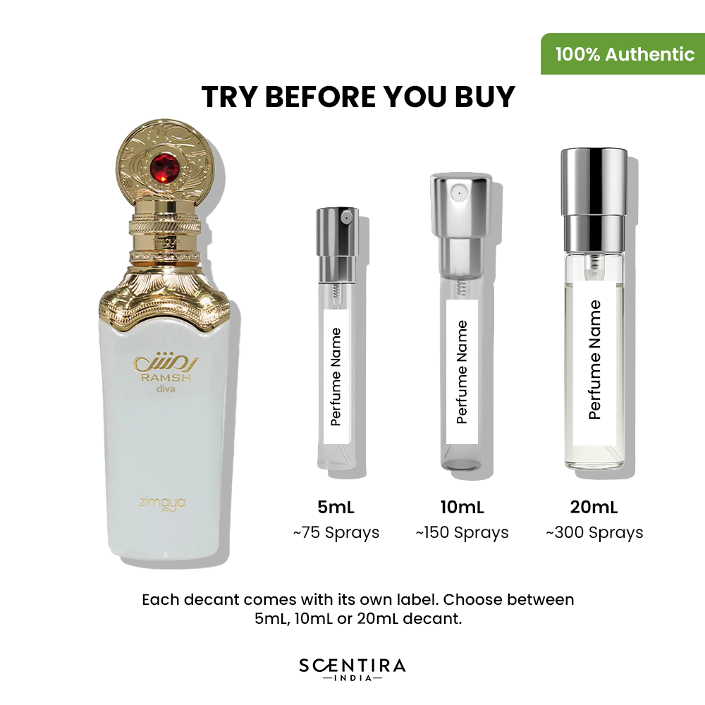 Buy Zimaya Ramsh Diva Eau de Parfum Online In India at Scentira