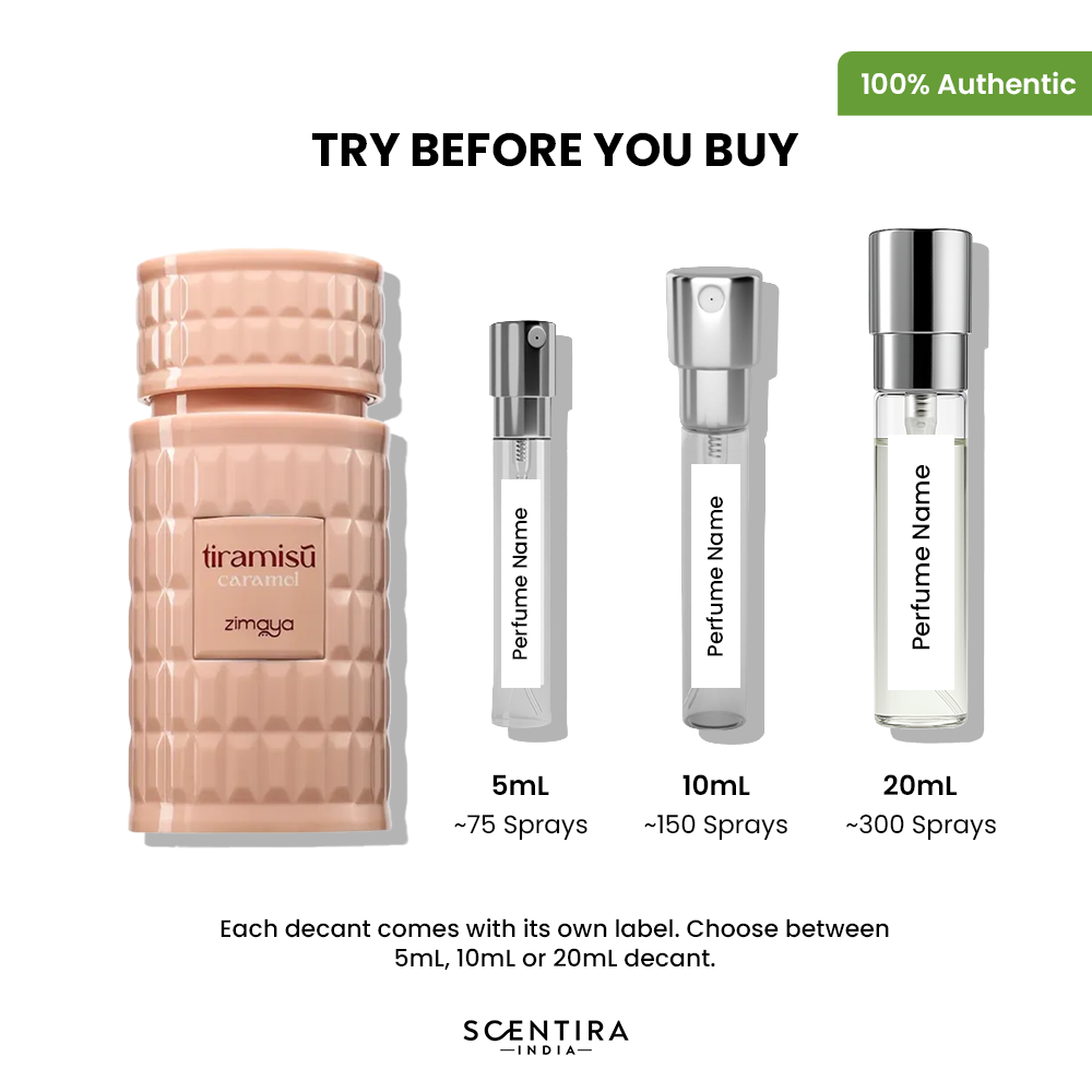 Buy Zimaya Tiramisu Caramel Eau de Parfum Online In India at Scentira