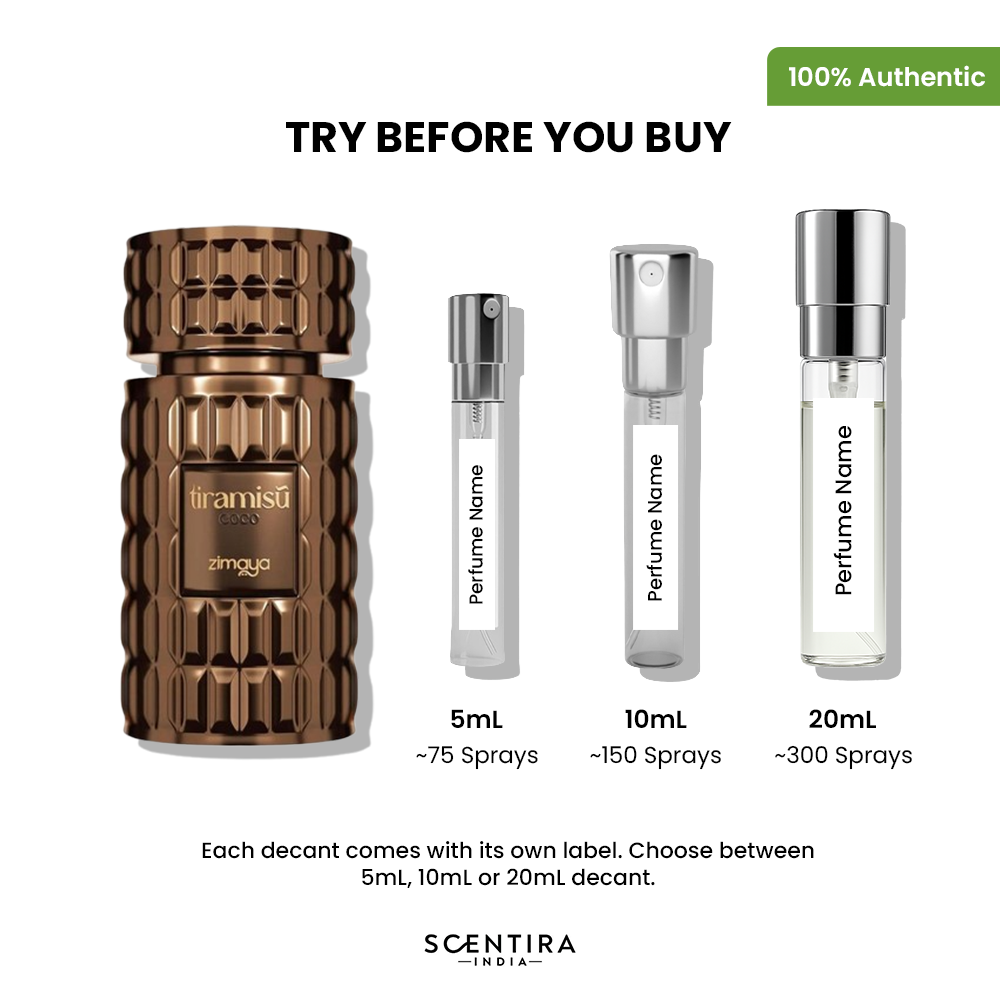 Buy Zimaya Tiramisu Coco Eau de Parfum Online In India at Scentira
