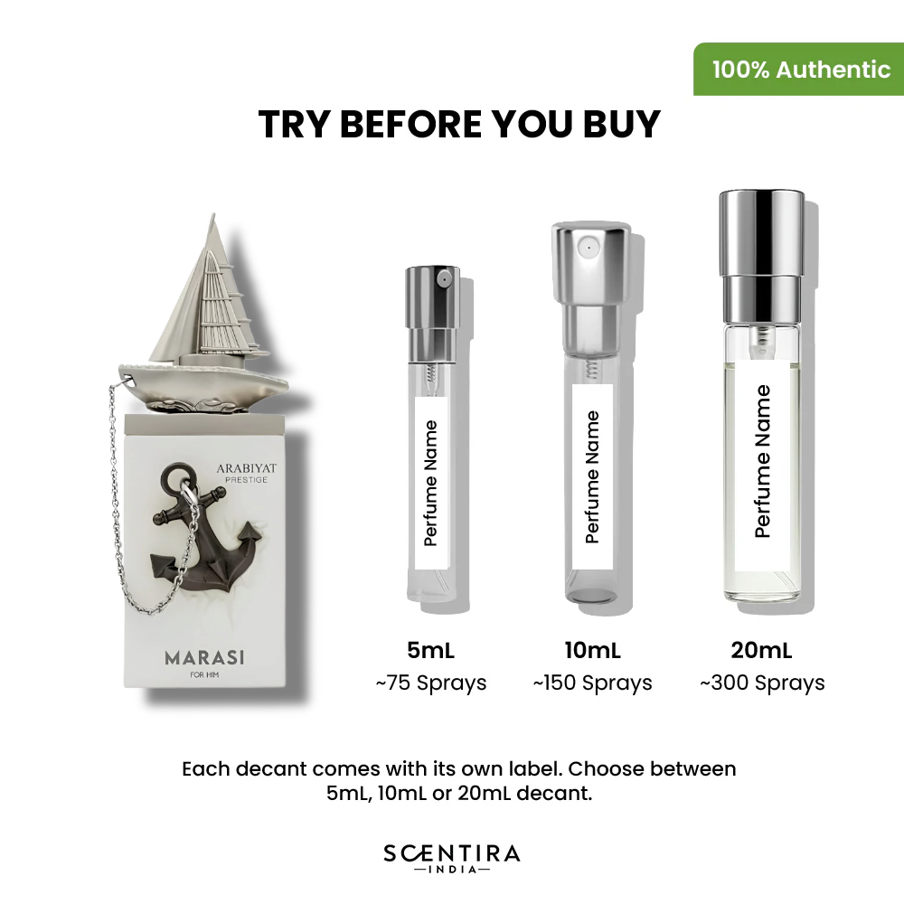 Buy Arabiyat Prestige Marasi For Him Eau de Parfum Online In India at Scentira at Scentira