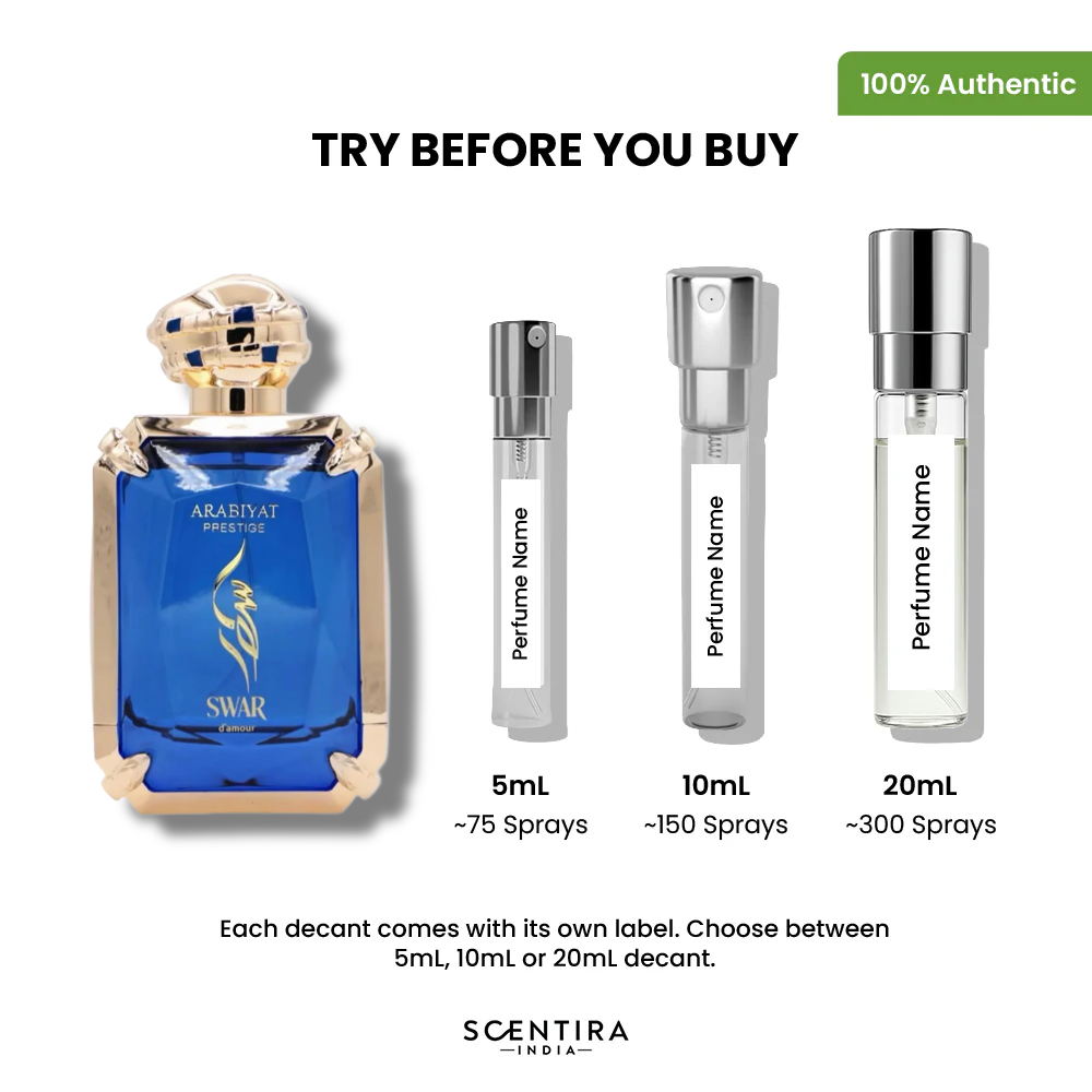 Buy Arabiyat Prestige Swar D'Amour Eau de Parfum Online In India at Scentira at Scentira