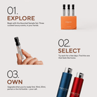 Big 3 Elixirs Sample Set (BDC L'Exclusif, Sauvage Elixir & Aventus Absolu) – 3 × 1.5mL perfume