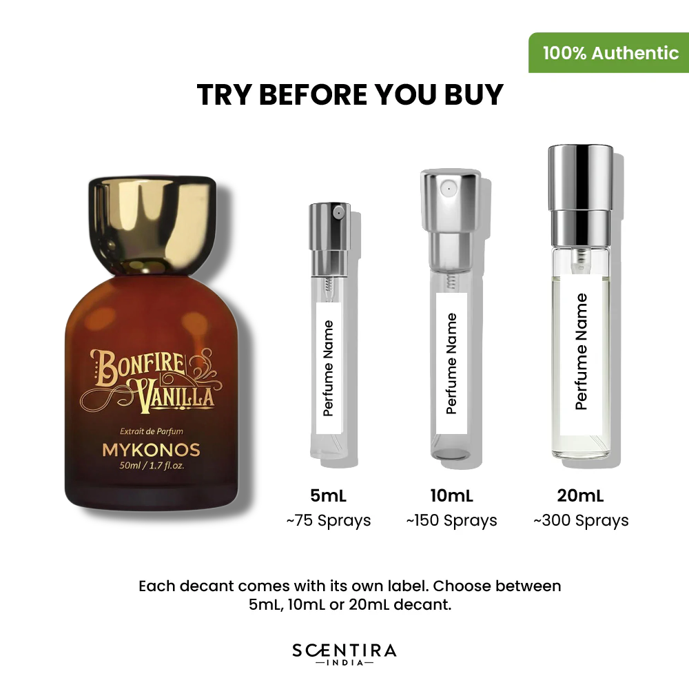 Buy Mykonos Bonfire Vanilla Extrait de Parfum Online In India at Scentira at Scentira