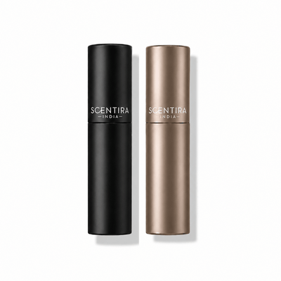 Two refillable atomisers