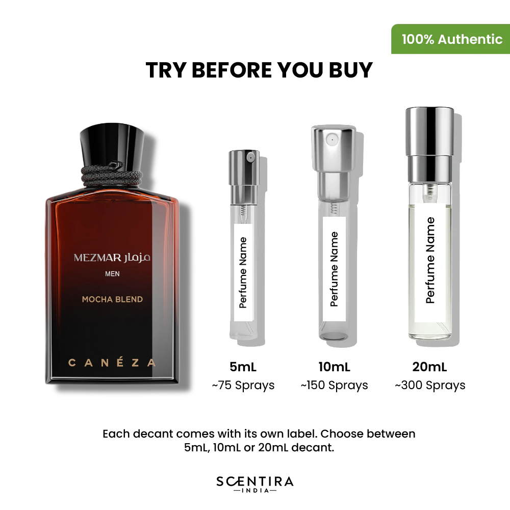 Buy Caneza Mezmar Men Mocha Blend Eau de Parfum Online In India at Scentira at Scentira