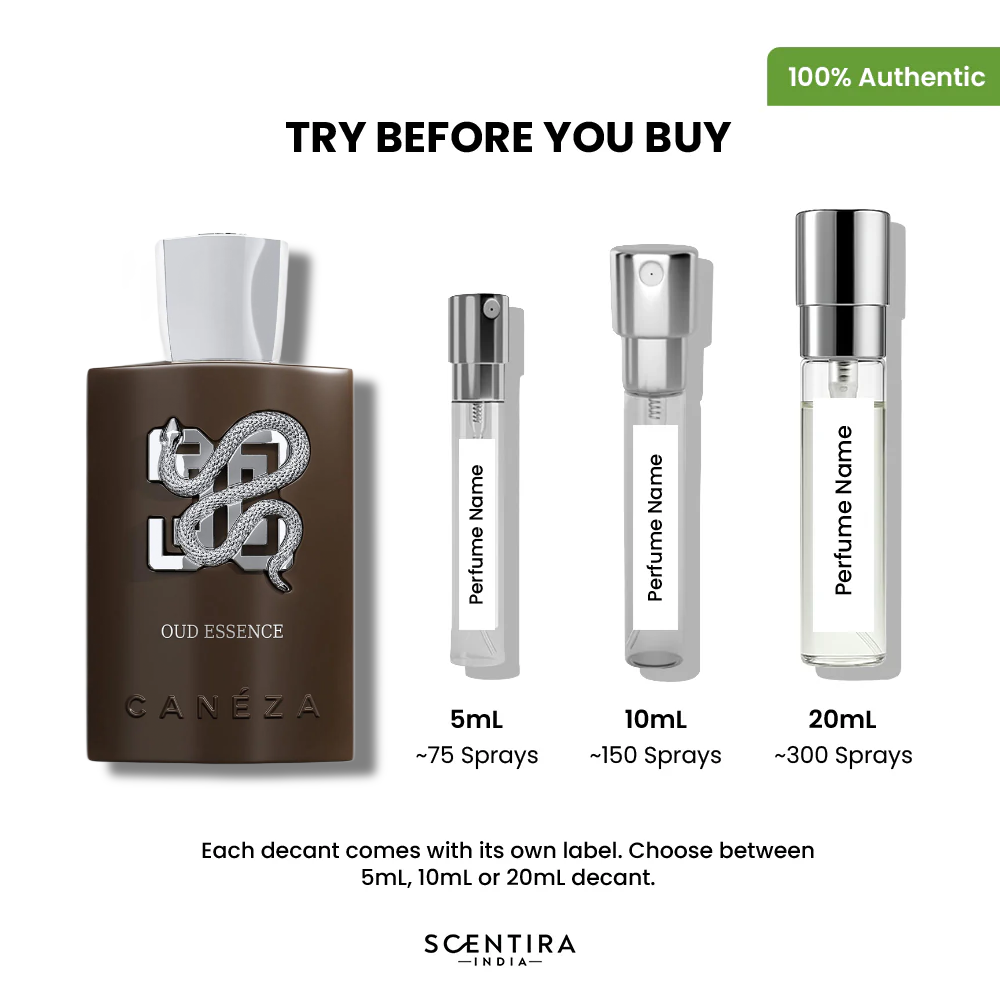 Buy Caneza Oud Essence Eau de Parfum Online In India at Scentira at Scentira