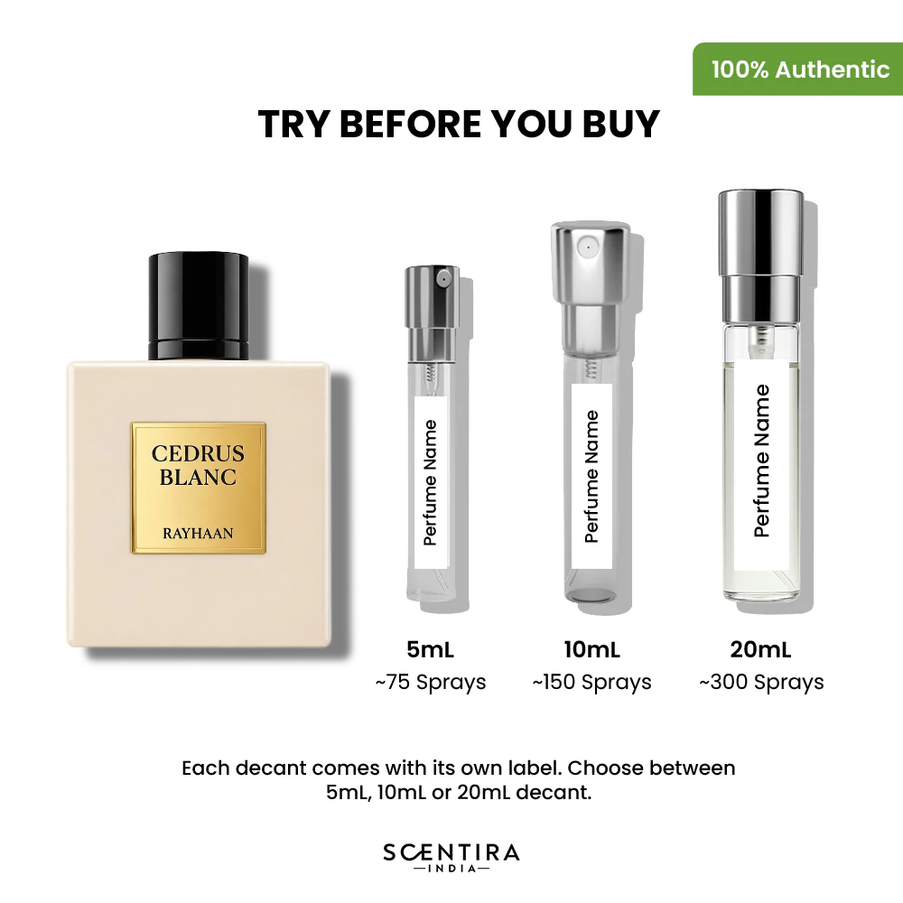 Buy Rayhaan Cedrus Blanc Eau de Parfum Online In India at Scentira at Scentira