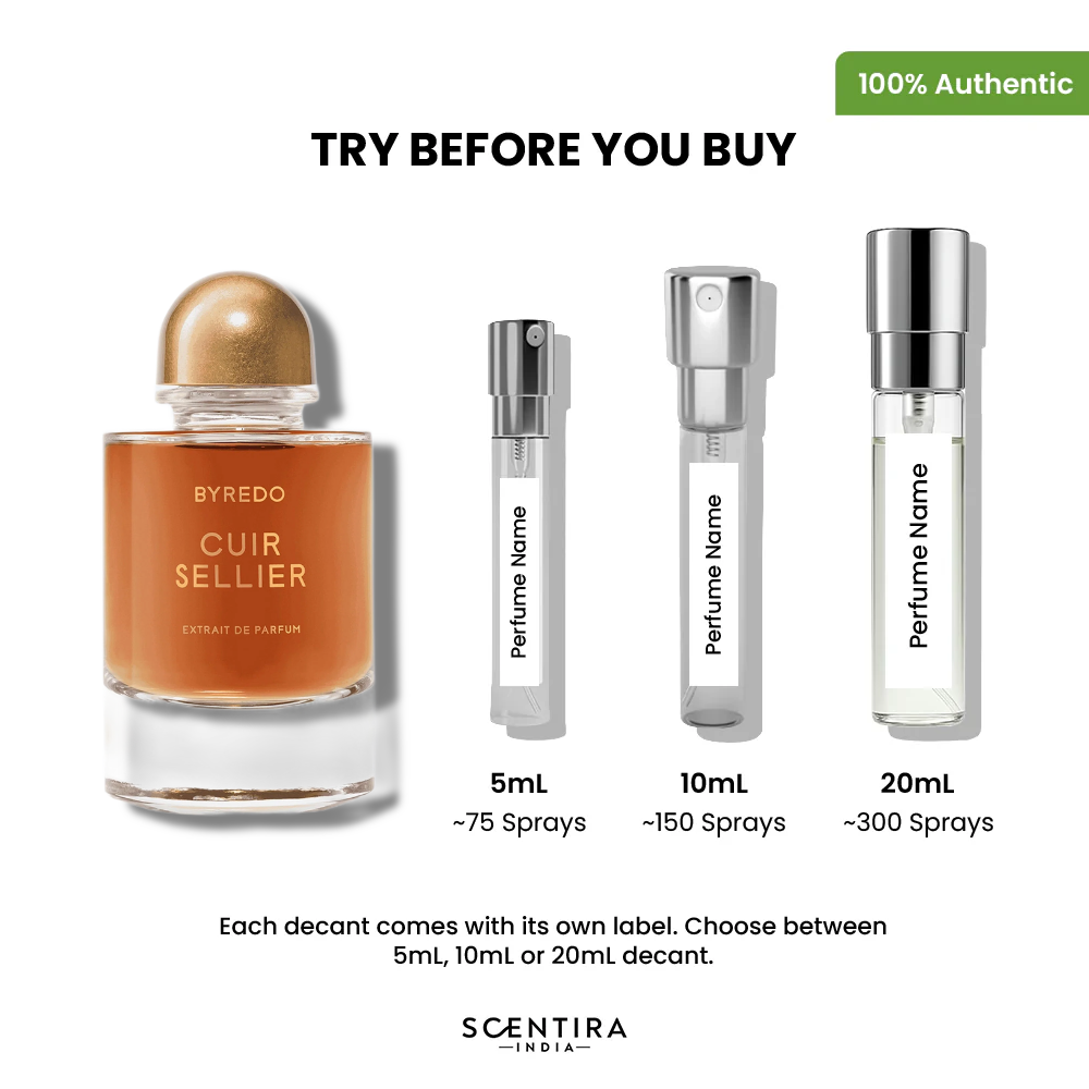 Buy Byredo Cuir Sellier Extrait de Parfum Online In India at Scentira at Scentira