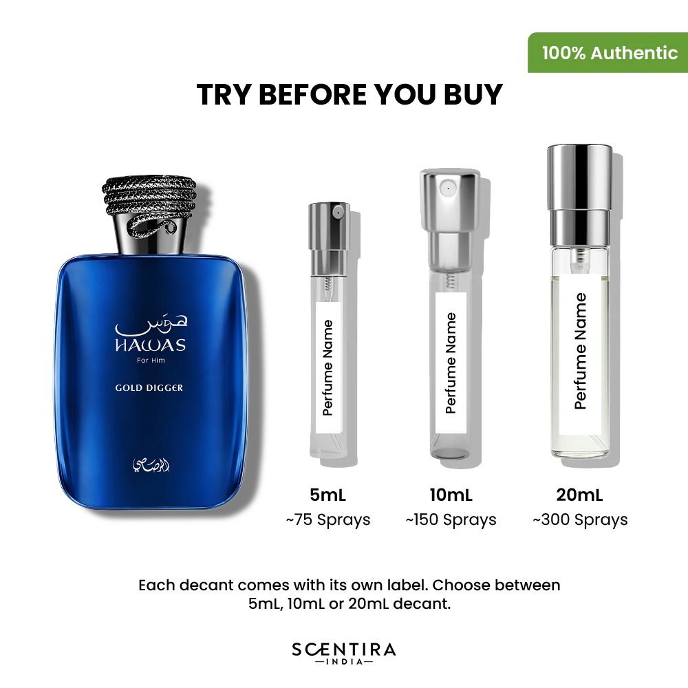 Buy Rasasi Hawas Gold Digger Eau de Parfum Online In India at Scentira at Scentira