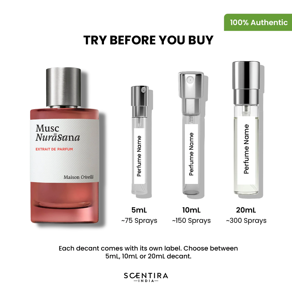 Buy Maison Crivelli Musc Nurāsana Extrait de Parfum Online In India at Scentira at Scentira