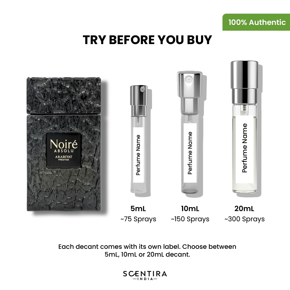 Buy Arabiyat Prestige Noire Absolu Eau de Parfum Online In India at Scentira at Scentira
