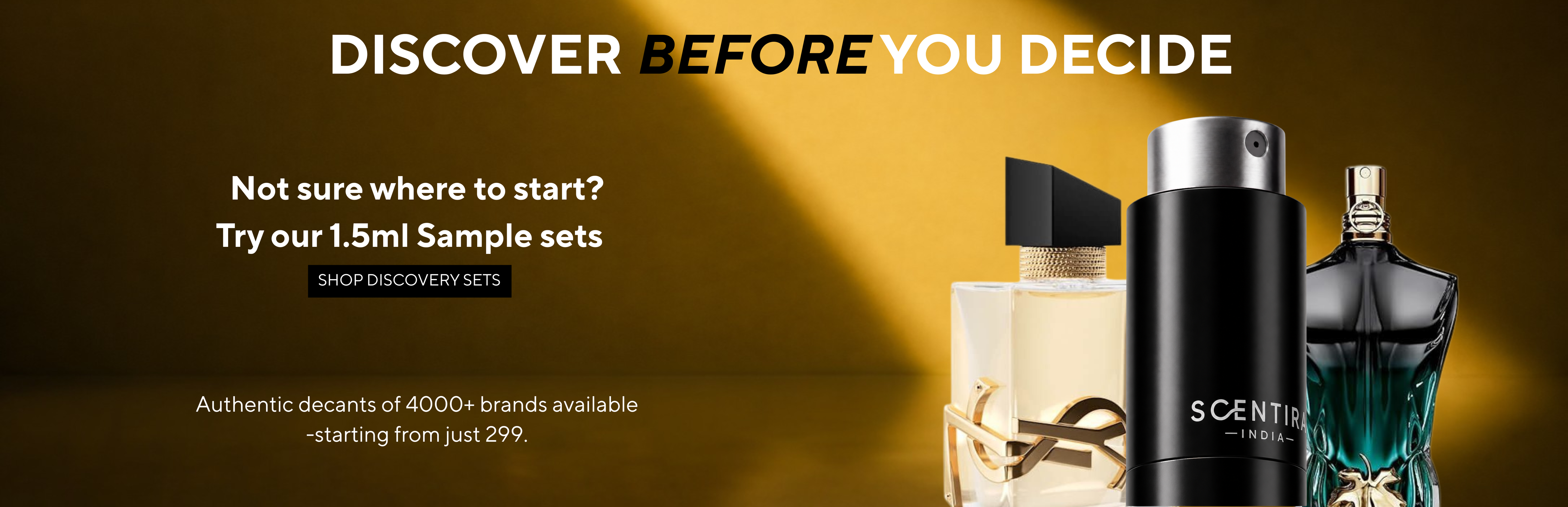 Buy Perfumes Online for men and women In India at Scentira
